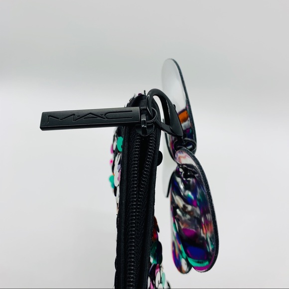 Beautiful Color Sequin MAC Small Cosmetic Pouch - Picture 7 of 9